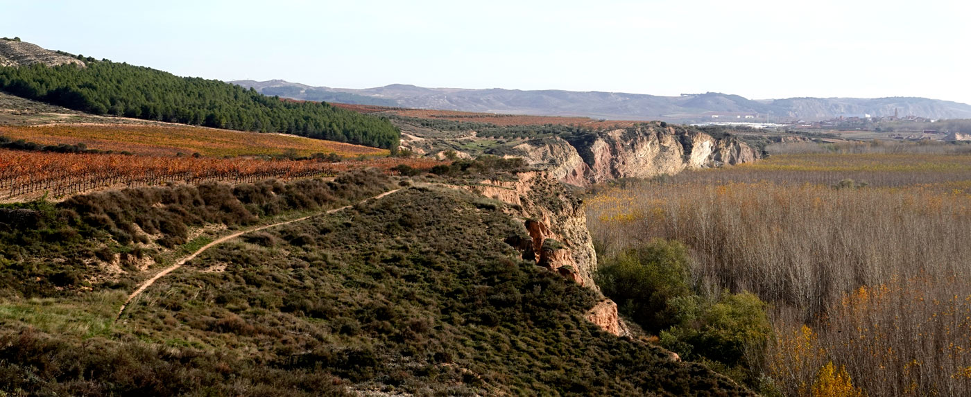 barranco sobre el Ebro