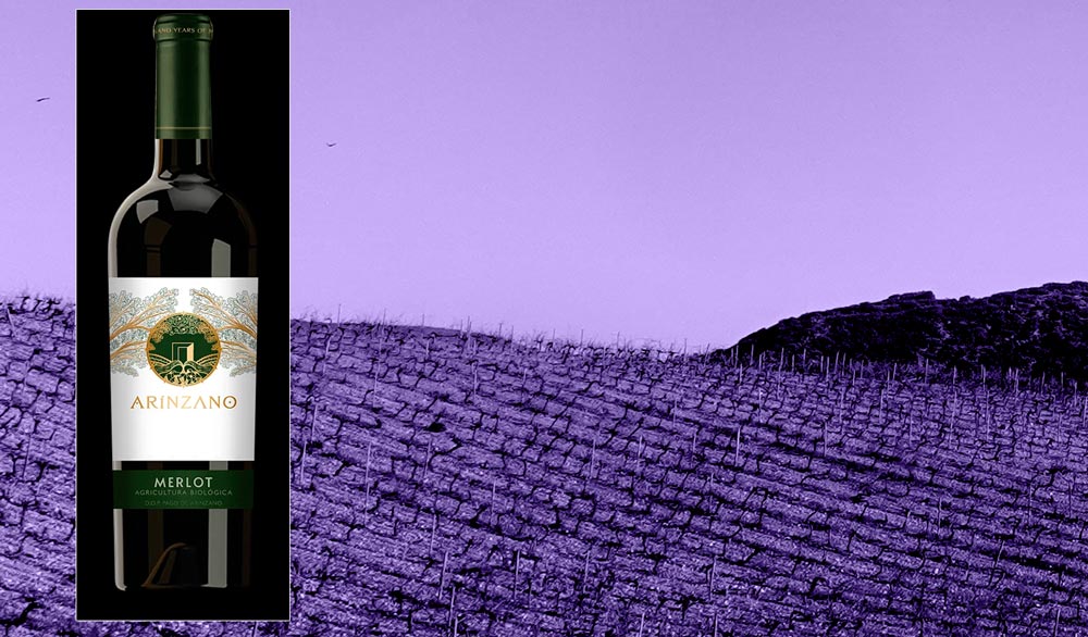botella Arinzano-Tinto-Merlot-Biologico